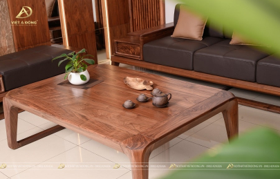 Bàn trà chất liệu bằng gỗ óc chó - 100 năm không hỏng